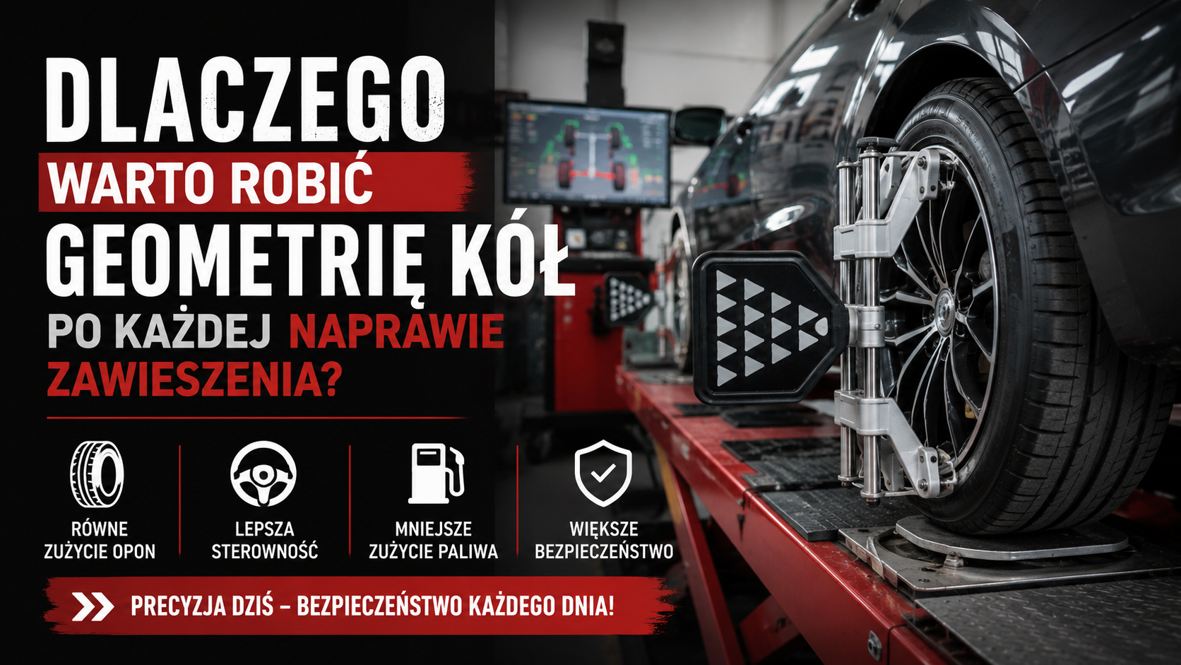 Dlaczego warto robić geometrię kół po każdej naprawie zawieszenia?