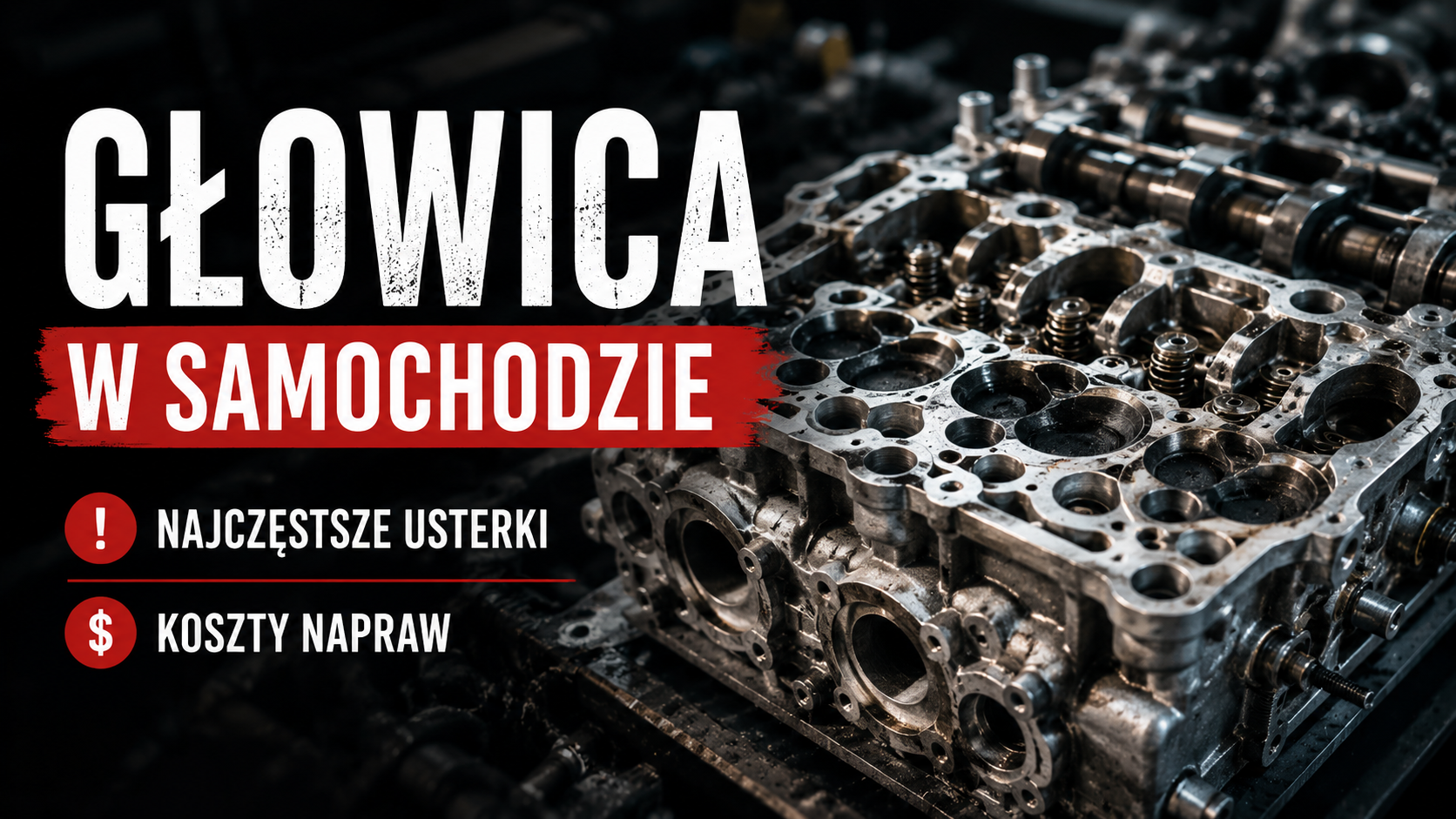 Głowica w samochodzie – najczęstsze usterki i koszty napraw